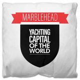 Marblehead Yachting Capital of the World - Outdoor Pillow