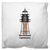 Marblehead Lighthouse Top - Outdoor Pillow