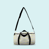 Marblehead SeaPrints Duffel Bag - Rope Print - Pastel Yellow