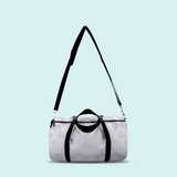 Marblehead SeaPrints Duffel Bag - Scallop Shell Print - Lt Periwinkle