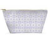 Marblehead SeaPrints Accessory Pouch - Starfish Print v2 - Light Periwinkle