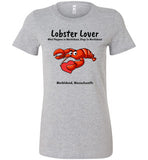 Lobster Lover- What Happens in Marblehead, Stays in Marblehead - Ladies Fitted T-Shirt - by Bella