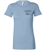 Destination Marblehead - USS Constitution - Ladies Fitted T-Shirt (LEFT FRONT & BACK PRINT) - by Bella