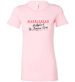 Marblehead - Birthplace of the American Navy - Ladies Fitted T-Shirt - by Bella