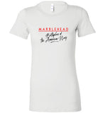 Marblehead - Birthplace of the American Navy - Ladies Fitted T-Shirt - by Bella