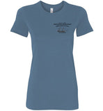 Destination Marblehead - USS Constitution - Ladies Fitted T-Shirt (LEFT FRONT & BACK PRINT) - by Bella