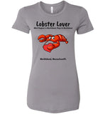Lobster Lover- What Happens in Marblehead, Stays in Marblehead - Ladies Fitted T-Shirt - by Bella