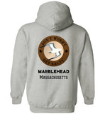 Don't Worry - Get Salty, Marblehead - Hoodie (FRONT LEFT & BACK PRINT)