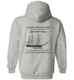 Destination Marblehead - USS Constitution - Hoodie (FRONT LEFT AND BACK PRINT)