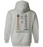 Marblehead Lighthouse Plan - Hoodie (FRONT LEFT & BACK PRINT)