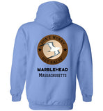 Don't Worry - Get Salty, Marblehead - Hoodie (FRONT LEFT & BACK PRINT)