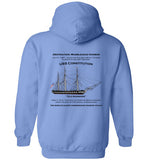 Destination Marblehead - USS Constitution - Hoodie (FRONT LEFT AND BACK PRINT)