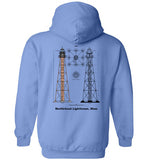 Marblehead Lighthouse Plan - Hoodie (FRONT LEFT & BACK PRINT)