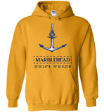 Marblehead Anchor Latitude-Longitude Hoodie
