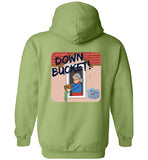 Down Bucket Cartoon - Hoodie (FRONT LEFT & BACK PRINT)