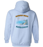 Devereux Beach, Marblehead v1 - Hoodie (FRONT LEFT & BACK PRINT)