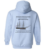 Destination Marblehead - USS Constitution - Hoodie (FRONT LEFT AND BACK PRINT)