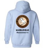 Don't Worry - Get Salty, Marblehead - Hoodie (FRONT LEFT & BACK PRINT)