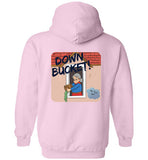 Down Bucket Cartoon - Hoodie (FRONT LEFT & BACK PRINT)