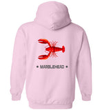 Lobster Marblehead - Hoodie (FRONT LEFT & BACK PRINT)