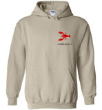 Lobster Marblehead - Hoodie (FRONT LEFT & BACK PRINT)