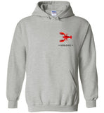 Lobster Marblehead - Hoodie (FRONT LEFT & BACK PRINT)