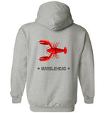 Lobster Marblehead - Hoodie (FRONT LEFT & BACK PRINT)