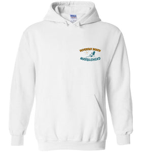 Devereux Beach, Marblehead v1 - Hoodie (FRONT LEFT & BACK PRINT)