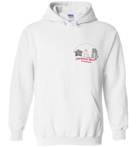 Devereux Beach, Marblehead v2 - Hoodie (FRONT LEFT & BACK PRINT)