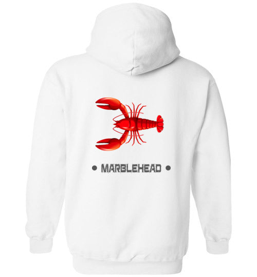 Lobster Marblehead - Hoodie (FRONT LEFT & BACK PRINT)