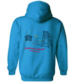 Devereux Beach, Marblehead v2 - Hoodie (FRONT LEFT & BACK PRINT)