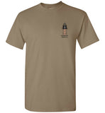 Marblehead Lighthouse T-Shirt (LEFT CHEST - FRONT ONLY PRINT) - Gildan