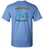 Devereux Beach, Marblehead v1 - T-Shirt (FRONT LEFT & BACK PRINT) - Gildan