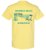 Devereux Beach, Marblehead v3 - T-Shirt (FRONT LEFT & BACK PRINT) Gildan