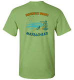 Devereux Beach, Marblehead v1 - T-Shirt (FRONT LEFT & BACK PRINT) - Gildan