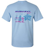 Devereux Beach, Marblehead v4 - T-Shirt (FRONT LEFT & BACK PRINT) - Gildan