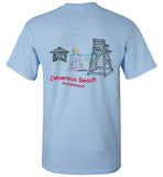 Devereux Beach, Marblehead v2 - T-Shirt (FRONT LEFT & BACK PRINT) - Gildan