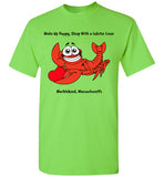 Wake Up Happy, Sleep With a Lobster Lover, Marblehead T-Shirt - Gildan