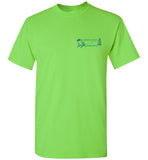 Devereux Beach, Marblehead v3 - T-Shirt (FRONT LEFT & BACK PRINT) Gildan