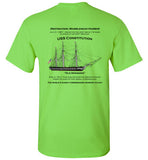 Destination Marblehead - USS Constitution - T-Shirt (LEFT FRONT & BACK PRINT) - Gildan