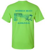 Devereux Beach, Marblehead v3 - T-Shirt (FRONT LEFT & BACK PRINT) Gildan