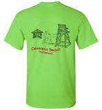 Devereux Beach, Marblehead v2 - T-Shirt (FRONT LEFT & BACK PRINT) - Gildan