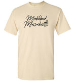 Marblehead Massachusetts - Blk Script T-Shirt - Gildan