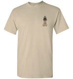 Marblehead Lighthouse T-Shirt (LEFT CHEST - FRONT ONLY PRINT) - Gildan