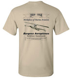 Birthplace of Marine Aviation - Marblehead T-Shirt (FRONT LEFT & BACK PRINT) - Gildan