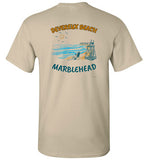 Devereux Beach, Marblehead v1 - T-Shirt (FRONT LEFT & BACK PRINT) - Gildan