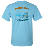 Devereux Beach, Marblehead v1 - T-Shirt (FRONT LEFT & BACK PRINT) - Gildan