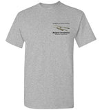 Birthplace of Marine Aviation - Marblehead T-Shirt (LEFT CHEST - FRONT ONLY PRINT) - Gildan