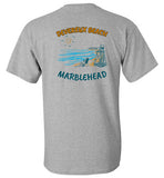 Devereux Beach, Marblehead v1 - T-Shirt (FRONT LEFT & BACK PRINT) - Gildan