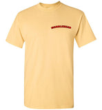 Marblehead - Red/Blk Curve T-Shirt (LEFT CHEST - FRONT ONLY PRINT) - Gildan